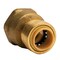 Quickfitting 1/2in Push-to-Connect x 3/4in FNPT Brass Water Heaterinstallation Kit Fitting LF7128KR - alternate 1